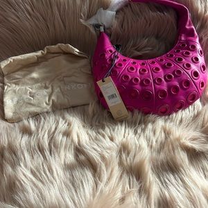 Rebecca Minkoff mini croissant w/ eyelets